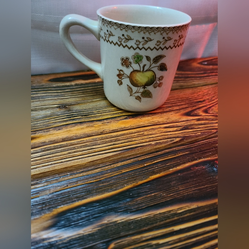 Vintage Johnson Brothers Staffordshire Old Granite Fruit Sampler Collectible Mug